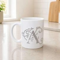 Personalizuotas puodelis su kristalų dekoru A