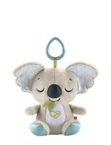 Fisher-Price - On-The-Go Koala Soother Toy, Plush Portable Sound Machine For Newborns - Muzikinis pliušinis žaislas - Marga / raštuota