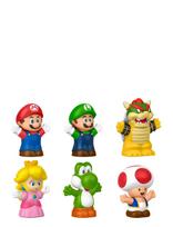 Fisher-Price - Little People My Mario Figure 6-Pack Toy Set For Toddlers & Kids - Filmų ir pasakų personažų žaidimas - Marga / raštuota