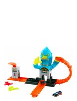 Hot Wheels - City Gorilla Slam Attack Playset & Toy Car, Multiple Ways To Play, Speed Snap Track - Lenktynių trasos - Oranžinė