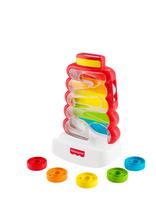 Fisher-Price - Drop Through Rock-A-Stack Baby & Toddler Developmental Activity Toy, 5 Coins - Žaislai motoriniams įgūdžiams - Marga / raštuota