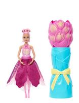 Barbie - Petal Pop Scented Fashion Doll With Pink Tulip Dress, Reveal Accessories Like Bunny & More - Lėlė - Rožinė