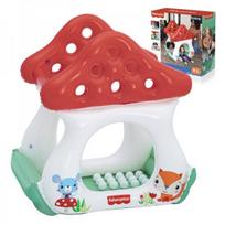 Bestway Pripučiamas baseinas su kamuoliukais MUSHROOM MUCHOMOREK Fisher Price 93570