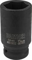 Gili šešiakampė smūginė galvutė Partner 46510032, 32 mm, 3/4"