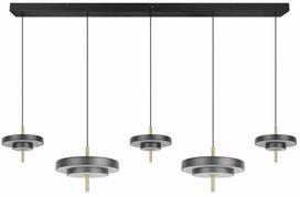 Šviestuvas lubų Trio Keaton, LED, 2300 - 4000 °K, 5 x 50 W, aukso sp./balta sp.
