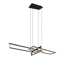 Šviestuvas lubų Trio Salinas, LED, 3000 °K, 1 x 34 W, balta sp./juoda sp.