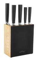 Vialli Design peilių rinkinys Fino, 5 dalių, juodas