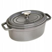 Staub - ovalus ketaus puodas 2,35 l, grafitas