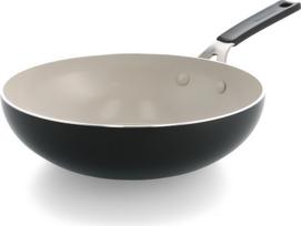 Kitchenaid - Coloured Aluminum Wok - Matte Black - 28 cm