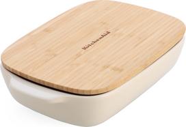 Kitchenaid - Medium Baker with Lid - Almond Cream
