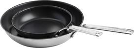 Kitchenaid - Stainless Steel Sheet Frypan Set - Silver - 20/24 cm