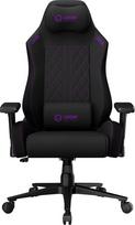 Lorgar CHA41, Ergonomic Gaming Chair Advanced, premium anti-stain fabric, Black/purple
