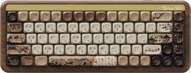 No Name Akko MU01 Mountain Seclusion keyboard Gaming USB + RF Wireless + Bluetooth QWERTY US English Wood