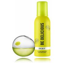 Kosmetikos rinkinys Donna Karan DKNY Be Delicious EDP moterims: kvapusis vanduo 30 ml + dušo putos 150 ml