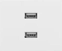 Shelly - USB Charger – White Power Adapter for Wall Display Stand