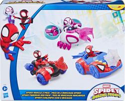 Spider-Man AVENGERS IRON MAN AND HIS AWESOME FRIENDS Transporto priemonių rinkinys, 3 vnt.
