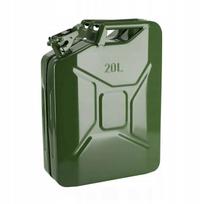 20l metalinis kuro kanistras alyvai, benzinui ir dyzelinui