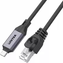 Unitek Ethernet USB C RJ-45 LAN kabelis, tinklo kabelis, 1 m
