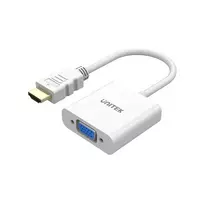 UNITEK ADAPTER HDMI - VGA, FULLHD 60HZ, WHT, M/F