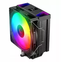 Rampage Octagon C70 CPU aušintuvas LGA1700/AM5 LCD begalybės ventiliatorius 120mm ARGB juodas
