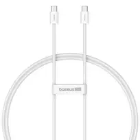 Baseus Superior Duomenų perdavimo kabelis iš USB C į USB C 1 m 30 W Balta