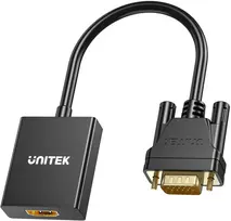 Unitek VGA to HDMI FullHD Adapter black 15cm