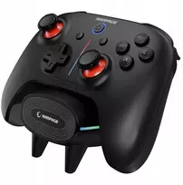 "Rampage Hydra Pro" valdiklis RGB belaidis kilimėlis su įkrovimo stotele juodas