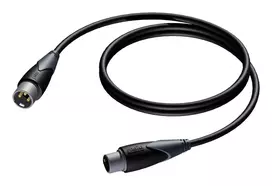 PROCAB CLA901/0.5 garso kabelis 0,5 m XLR (3-pin) Juoda, Pilka