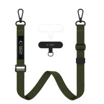 Išmaniojo Telefono Dėklas "2-in-1", Kaklo Dirželis "rope Crossbody" - Alyvuogių žalia