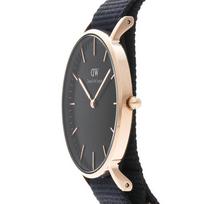 MOTERŲ LAIKRODIS DANIEL WELLINGTON DW00100150 - CLASSIC CORNWALL 36mm + DĖŽUTĖ