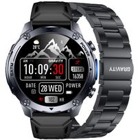 SMARTWATCH VYRŲ GRAVITY GT34-2 - AMOLED, PAPILDOMA RIEŠAŲ (sg060b)