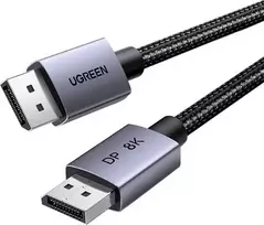 Kabel DisplayPort 1.4 Ugreen DP120, 8K 60Hz, 32.4Gbps, 3m (czarny)