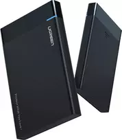 Obudowa zewnętrzna dysku HDD/SSD 2,5" UGREEN US221, SATA 3.0, USB-C, 50cm (czarna)