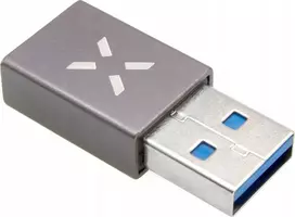 USB adapteris „Fixed“ USB-A – USB-C, pilkos spalvos  (FIXA-CU-GR)