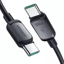 „Joyroom“ USB-C – USB-C kabelis, 1,2 m, juodos spalvos (JYR759)