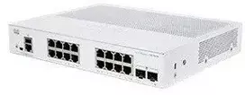 Cisco switch CBS250-16T-2G, 16xGbE RJ45, 2xSFP, fanless - REFRESH