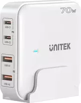 „Unitek“ įkroviklis P1228A su 2 USB-A ir 2 USB-C jungtimis, 5 A (P1228AWH01-EU)