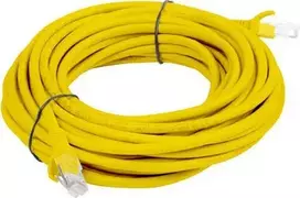 Lanberg RJ-45/RJ-45, 5e kategorija, geltonas, 10 m (PCU5-10CC-1000-Y)