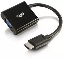 Adapter AV Eaton C2G HDMI to VGA Adapter - HDMI to VGA Converter - M/F - Videokonverter - HDMI - VGA - Schwarz