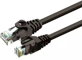 ZOY Ethernet tinklo kabelis, Cat. 6 UTP CCA, juodas, 2 m 