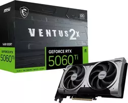 MSI GeForce RTX 5060 Ti Ventus 2X OC Plus 16GB GDDR7 DLSS4 vaizdo plokštė
