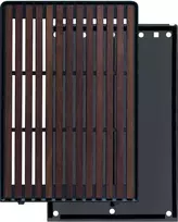Lian Li priekinis skydelis A3-mATX „Wood Edition“ – itališkas riešutas, juodas