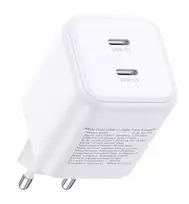 „Ugreen“ įkroviklis „Dual USB-C GaN 45W X526“ (baltas)