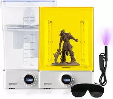 „ELEGOO Mercury XS“ 3D spausdinių plovimo ir kietinimo rinkinys