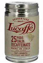 „Lucaffe ESE Decaffeinato“ malta kava be kofeino, pakeliuose, 25 vnt.