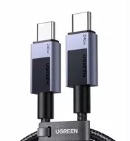 „Ugreen“ USB-C–USB-C kabelis L513, „Power Delivery“ (PD) 240 W, 1 m, 480Mbps (žvaigždžių pilkuma)