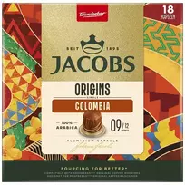 „Jacobs“ „Origins Colombia“ kapsulės „Nespresso“ aparatams, 18 vnt.