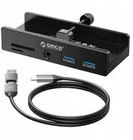 HUB USB Orico 1x SD 1x microSD 2x USB-C  + 2x USB-A 2.0 3.0 (MH5PMM-10-BK-BP)