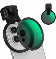 Objektyvas, lęšis, pilkas filtras ND2–ND32, skirtas išmaniajam telefonui, 67 mm, su spaustuku, K&F / KF15.0026