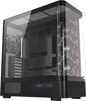 XYZ PC GEAR „Quantum ARGB“ korpusas, juodos spalvos (X-CS-QUANTUM-B)